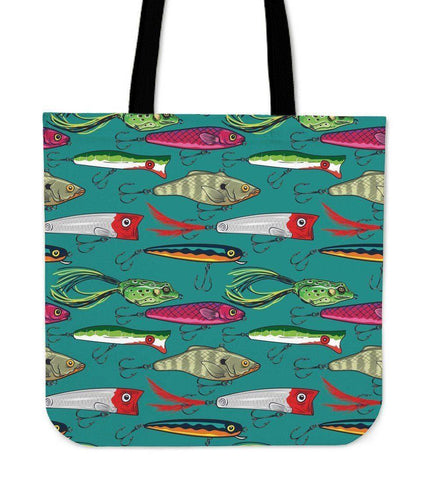 Image of Fishing Lure Tote Bag V.2 Tote Bag Small