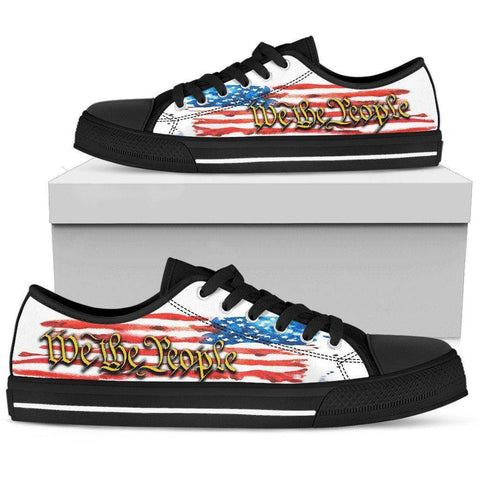 Image of We The People | Canvas Low Top Shoes Shoes Womens Low Top - Black - We The People US5.5 (EU36)