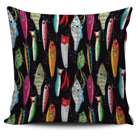 Image of Fishing Lure Pillow Case V.2 Pillow Case Large 