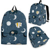 Sleeping Space Sloth Backpack backpack Backpack - Black - Large Pattern Adult (Ages 13+) 