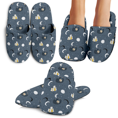 Image of Sleeping Space Sloth Slippers
