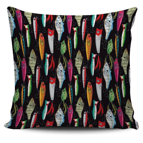 Image of Fishing Lure Pillow Case V.2 Pillow Case Small 
