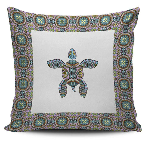 Image of Cool Tribal Sea Turtle Pillow Covers V.1
