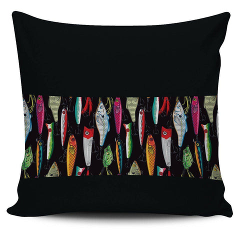 Image of Fishing Lure Pillow Case V.2 Pillow Case Mid Stripe 