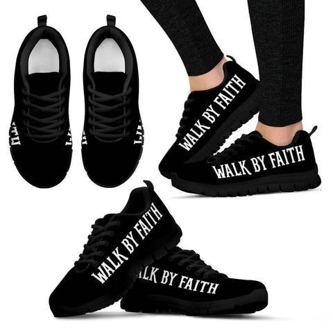 Image of Walk by Faith Women's Sneakers - Black - w US5 (EU35)