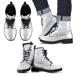 Premium Mens Photographer Eco-Leather Boots Men's Leather Boots - Black - Focal Length White US5 (EU38) 