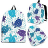Groovy Sea Turtle Back Pack V.1 backpack Backpack - Black - Large Pattern Adult (Ages 13+) 
