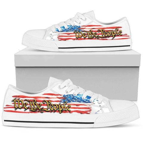 Image of We The People | Canvas Low Top Shoes Shoes Womens Low Top - White - We The People US5.5 (EU36) 