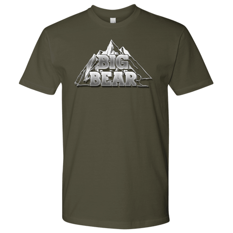 Image of Big Bear V.2, Mens T-shirt Next Level Mens Shirt Military Green S