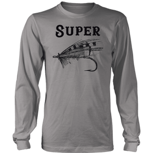 Super Fly T-shirt District Long Sleeve Shirt Grey S