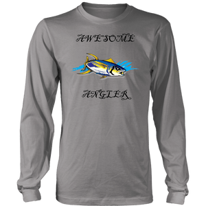 You're An Awesome Angler | V.3 Pirate T-shirt District Long Sleeve Shirt Grey S