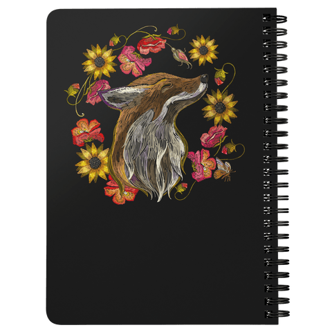 Image of "Foxy" Fox Spiral Notebook Journals