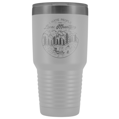 Image of Love the Mountains | 30oz Tumbler Tumblers White