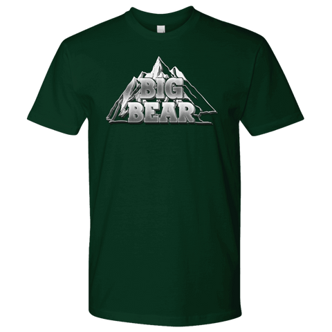 Image of Big Bear V.2, Mens T-shirt Next Level Mens Shirt Forest Green S