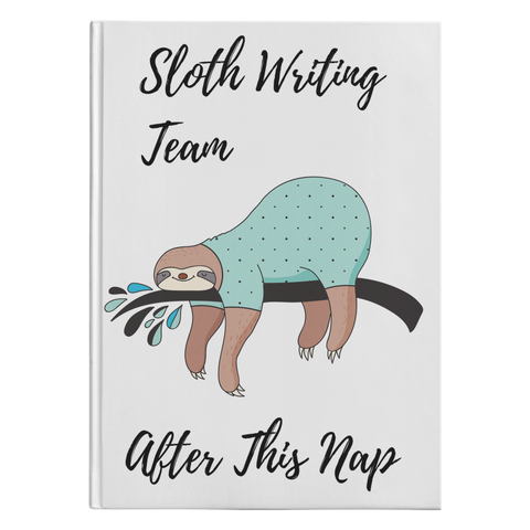Image of Sloth Writing Team | Hardcover Journal