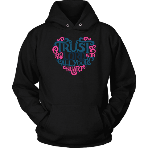 Image of Trust in the Lord T-shirt Unisex Hoodie Black S