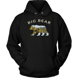 Big Bear v.1, Hoodies T-shirt Unisex Hoodie Black S