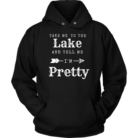 Image of To The Lake T-shirt Unisex Hoodie Black S