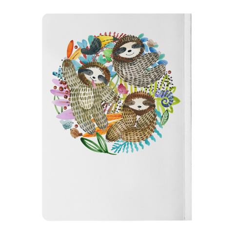 Image of Watercolor Sloth Trio | Paperback Journal