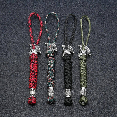 Image of Spartan Custom Paracord Lanyard, Are You a Warrior? Key Chains