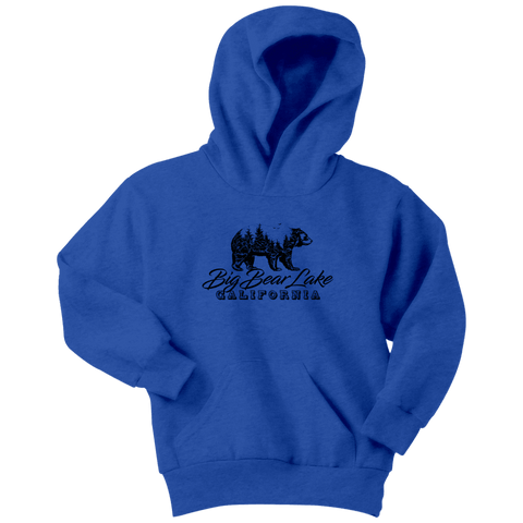Image of Big Bear Lake California V.2, Hoodies and Long Sleeve T-shirt Youth Hoodie Royal Blue XS