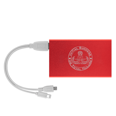 Image of Initial Success to Total Failure EOD Power Bank V 2 Power Banks Red
