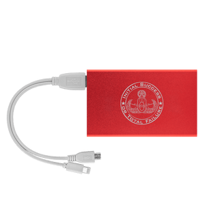 Initial Success to Total Failure EOD Power Bank V 2 Power Banks Red 