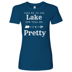 To The Lake T-shirt Next Level Womens Shirt Cool Blue S