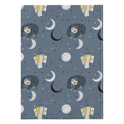 Image of Sleeping Space Sloth Journal | Hard Cover