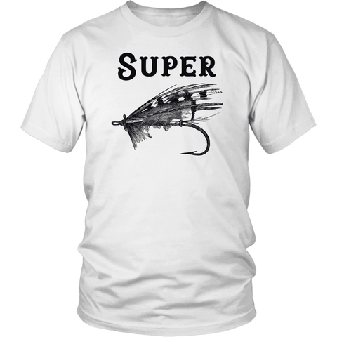Image of Super Fly T-shirt District Unisex Shirt White S