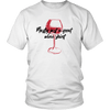 Mostly Wine Shirt T-shirt District Unisex Shirt White S