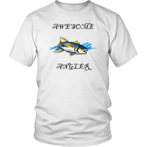 You're An Awesome Angler | V.3 Pirate T-shirt District Unisex Shirt White S