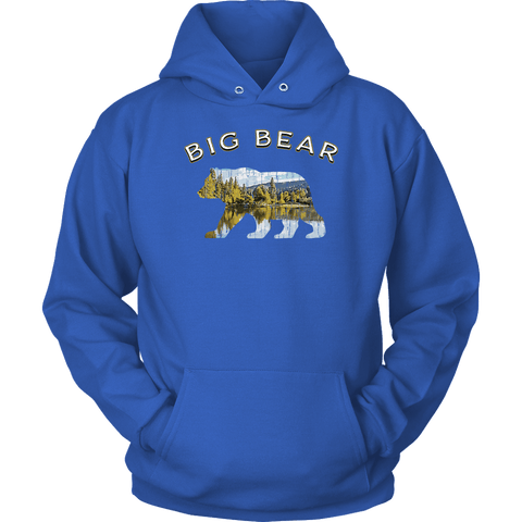 Image of Big Bear v.1, Hoodies T-shirt Unisex Hoodie Royal Blue S