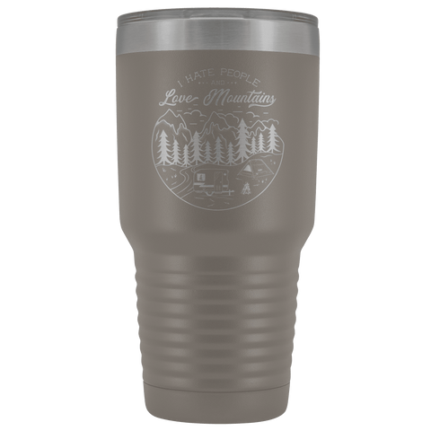 Image of Love the Mountains | 30oz Tumbler Tumblers Pewter