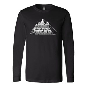 Big Bear V.2, Hoodies Long Sleeve T-shirt Canvas Long Sleeve Shirt Black S