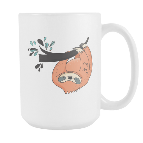 Image of Sloth Coffee Mugs Set 1 Drinkware Just Hangin