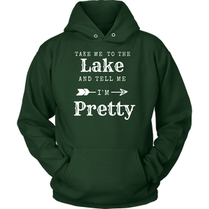 To The Lake T-shirt Unisex Hoodie Dark Green S