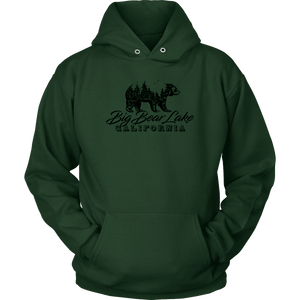 Big Bear Lake California V.2, Hoodies and Long Sleeve T-shirt Unisex Hoodie Dark Green S