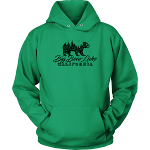Big Bear Lake California V.2, Hoodies and Long Sleeve T-shirt Unisex Hoodie Kelly Green S