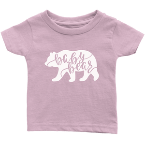 Baby Bear Shirts and Onesies T-shirt Infant T-Shirt Light Pink 6M
