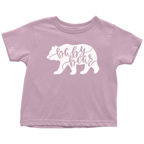 Image of Baby Bear Shirts and Onesies T-shirt Toddler T-Shirt Pink 2T