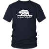 From California T-shirt District Unisex Shirt Navy S