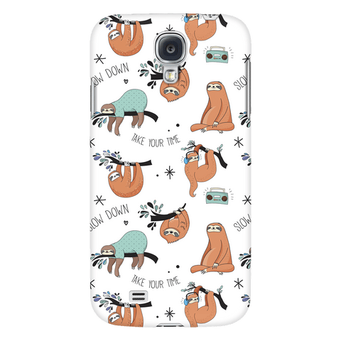 Image of White Sloth Collage Phone Case Phone Cases Galaxy S4