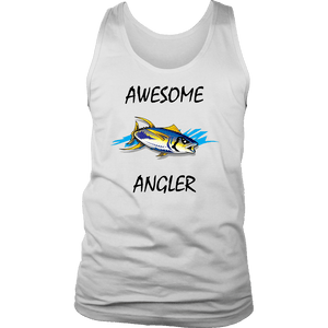 You're An Awesome Angler | V.1 Mistral T-shirt District Mens Tank White S