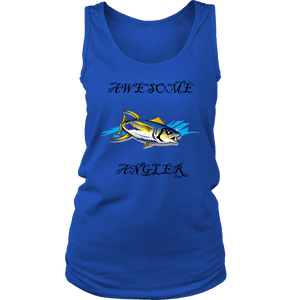 You're An Awesome Angler | V.3 Pirate T-shirt District Womens Tank Royal Blue S