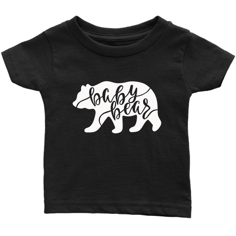 Image of Baby Bear Shirts and Onesies T-shirt Infant T-Shirt Black 6M