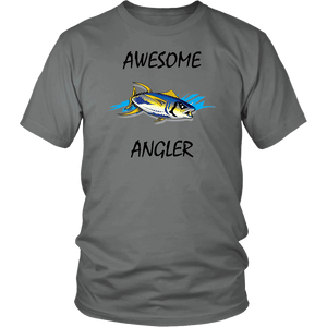 You're An Awesome Angler | V.1 Mistral T-shirt District Unisex Shirt Grey S
