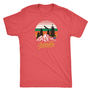 Great Outdoors Shirts | Mens T-shirt Next Level Mens Triblend Vintage Red S