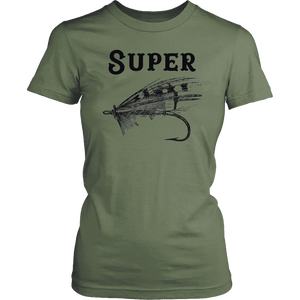Super Fly T-shirt District Womens Shirt Fresh Fatigue XS