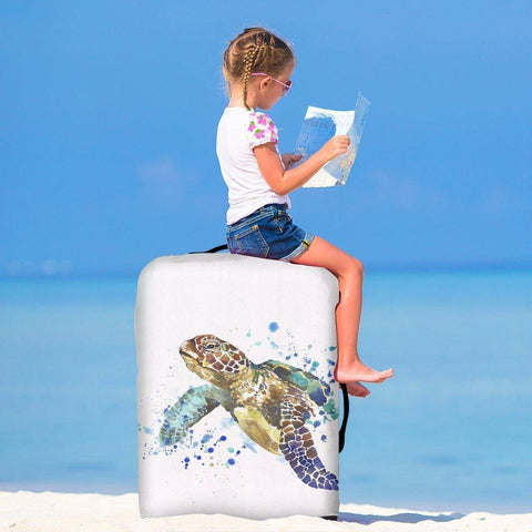 Image of Epic Turtle Luggage Cover V1